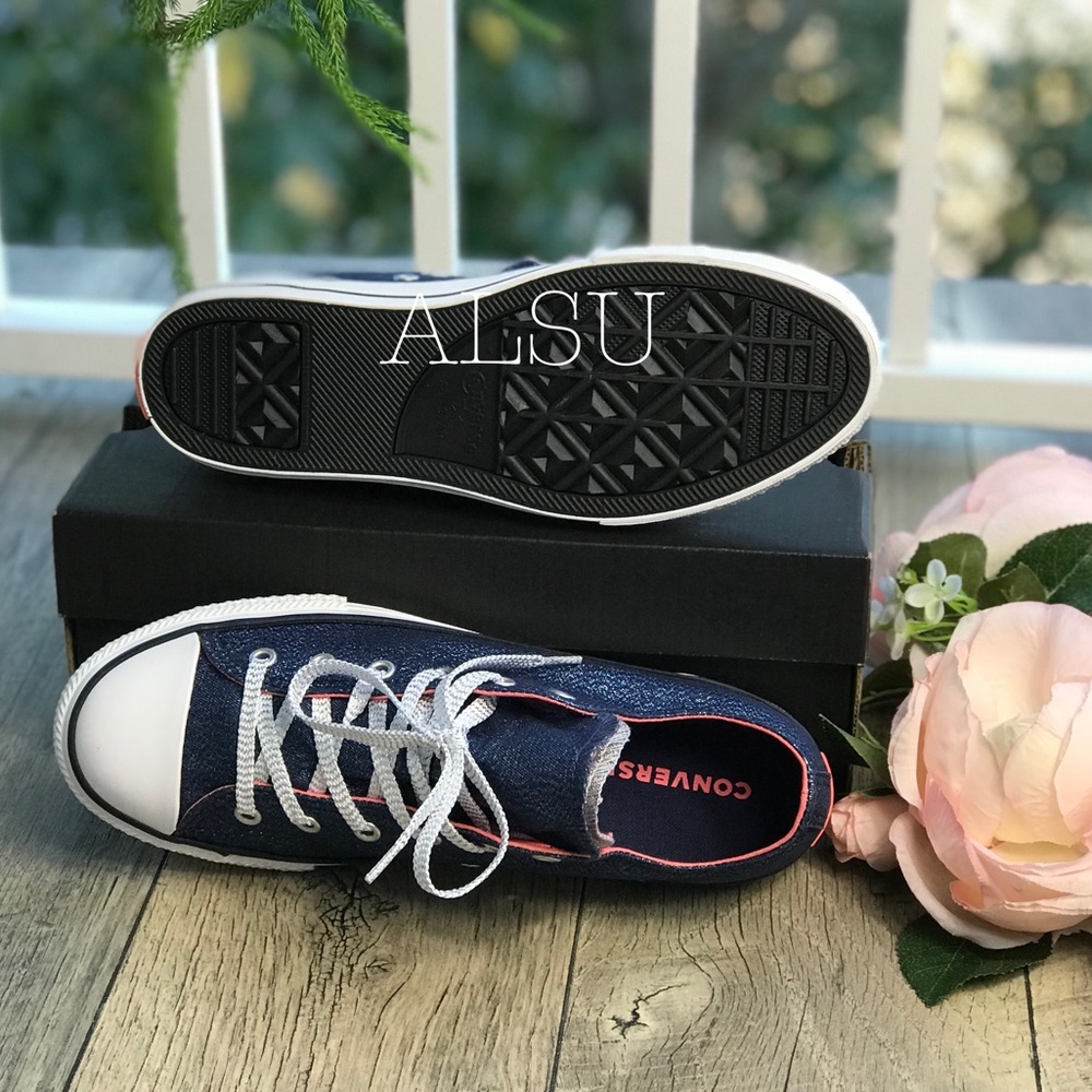 Converse Ctas Double Tongue OX Midnight Navy W - Picture 6 of 7